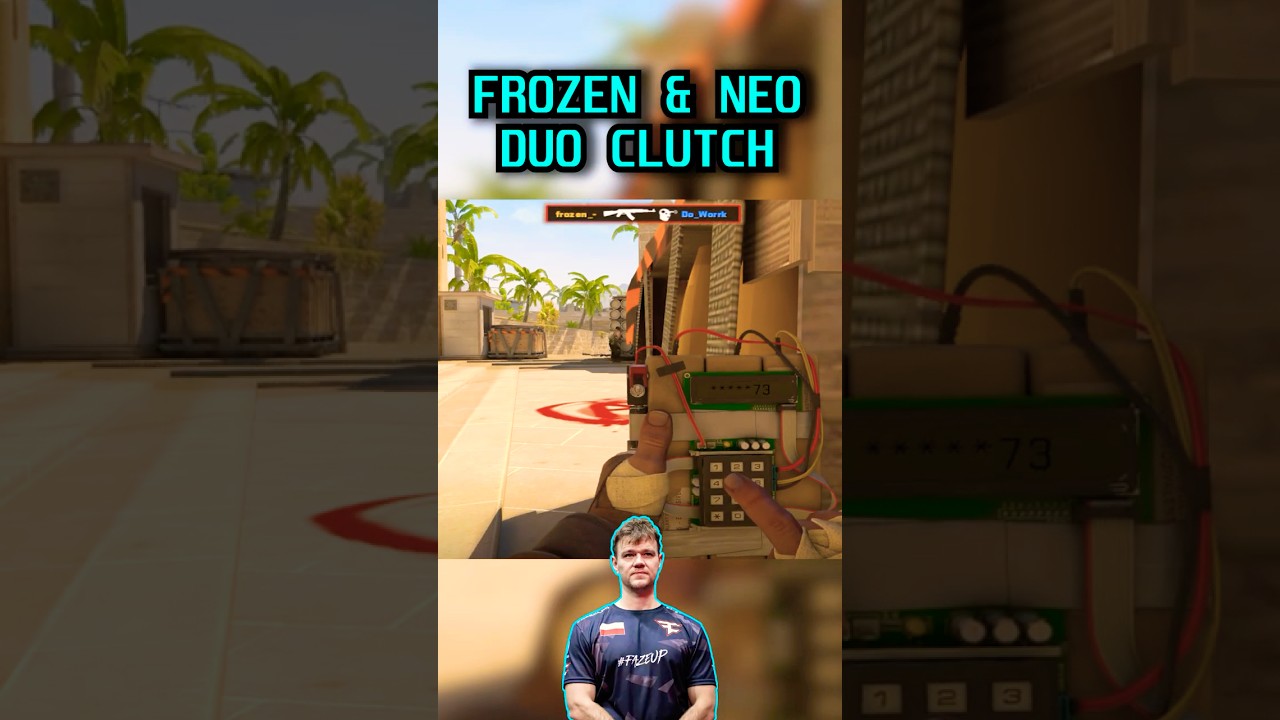 FROZEN & NEO CRAZY COOPERATION! #cs2 #frozen #neo #highlights