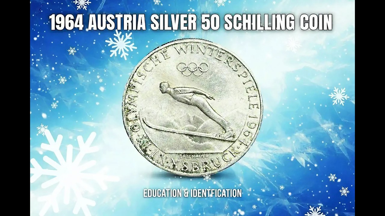 1964 AUSTRIA SILVER 50 SCHILLING WINTER OLYMPICS COIN | EDUCATION & IDENTIFICATION