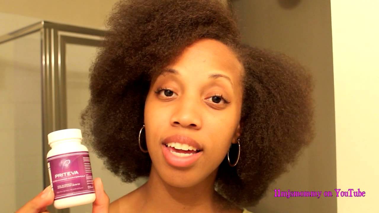Priteva Healthy Hair Challenge Initial Length Check