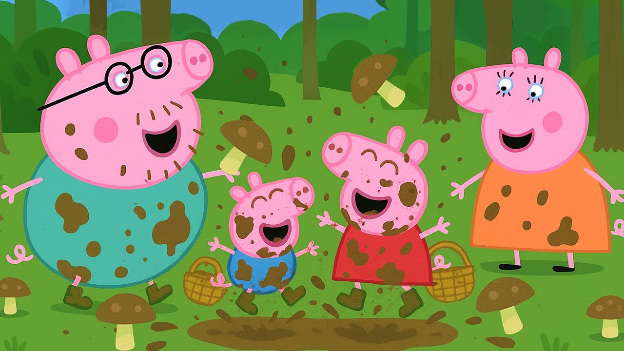 Peppa Pig And The Mushroom Picking Adventure 🍄🐷 | Peppa Pig Funny Animation