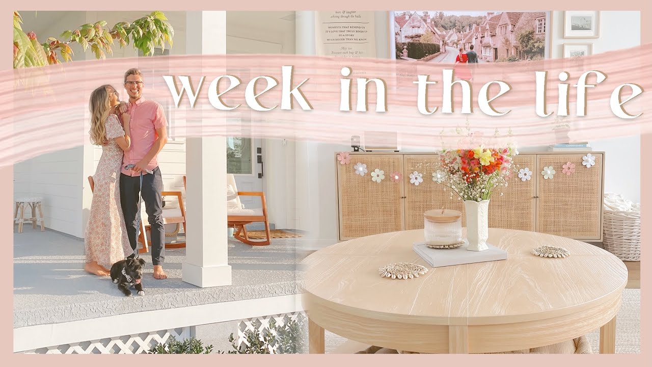 WEEK IN THE LIFE | errands, work, tidying up, & making yummy meals! ✨