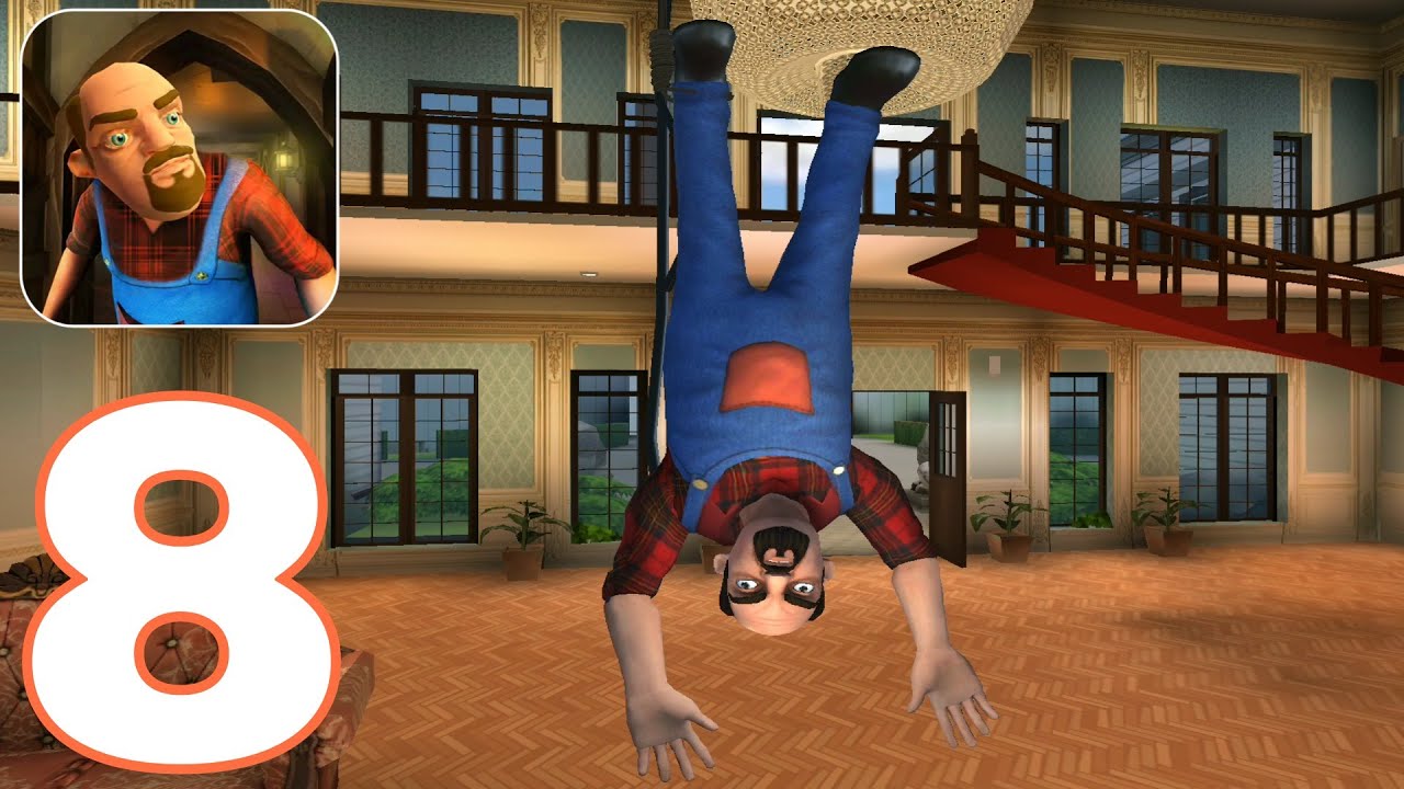 Scary Stranger 3D | Upside Down | GamePlay Walkthrough Part 8 ( iOS, Android )