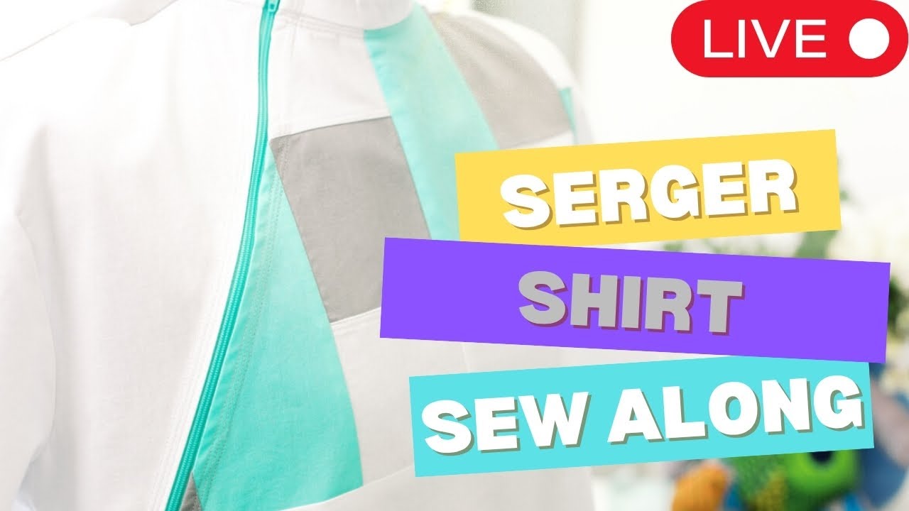 BSN Sunday Live: bernette b68 maker edition Serger Shirt