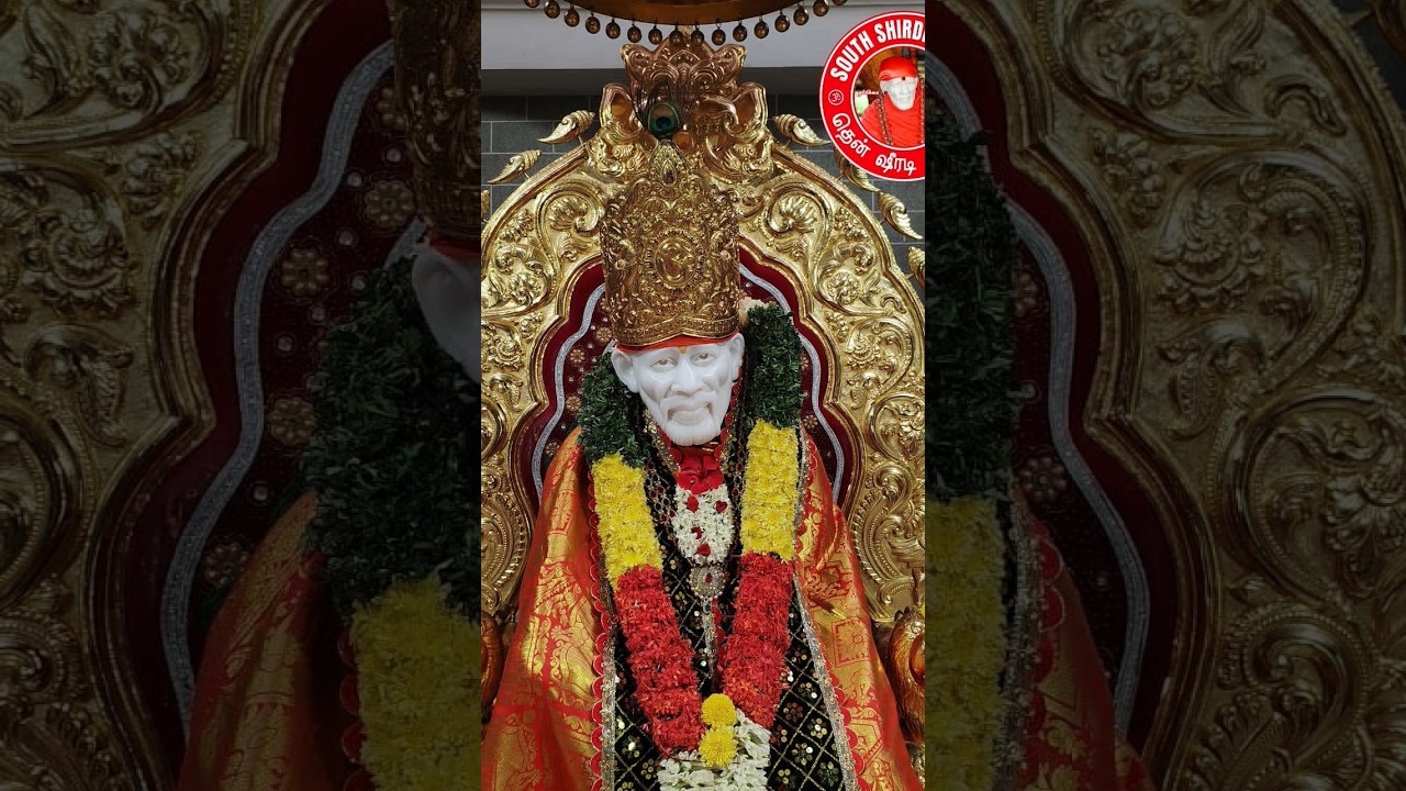 Today Sai Baba blessings for all Today Madhyana arati Darshan om Sai Ram Sri Sai Ram jai sai ram🌹🌹🌹🌹