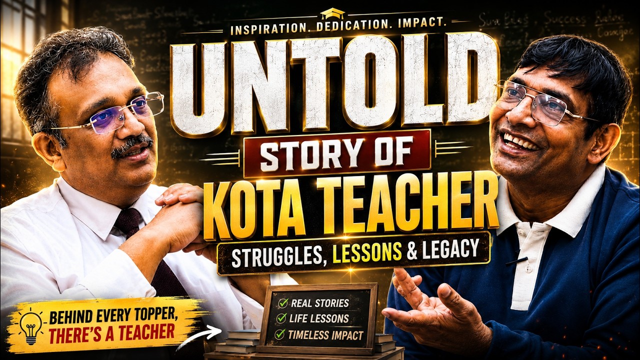 Untold Story Of Kota Teacher | Struggles, Legacy & Success | Full Podcast
