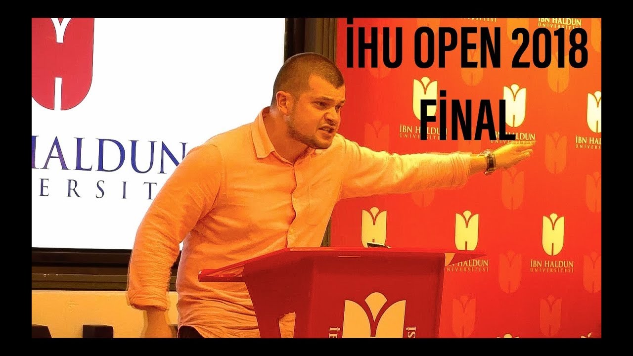 İbn Haldun Üniversitesi Open 2018 Münazara Finali