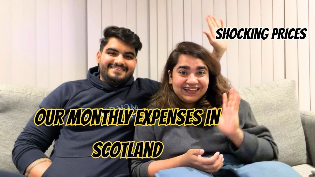 Monthly Expenses in Glasgow 🇬🇧 | Indian Couple Living in Scotland | Cost of Living 2026
