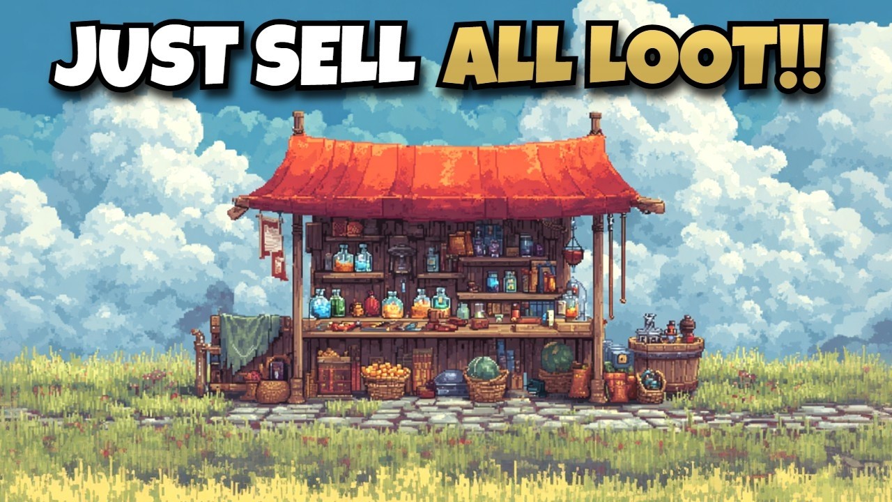 A Game Where You Sell Loot to Upgrade Your Town and It's Amazing!