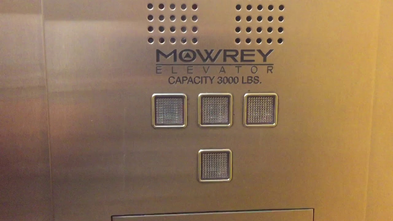 Incredibly Loud Mowrey Hydraulic Elevator At The Pompano Citi Center In Pompano Beach FL