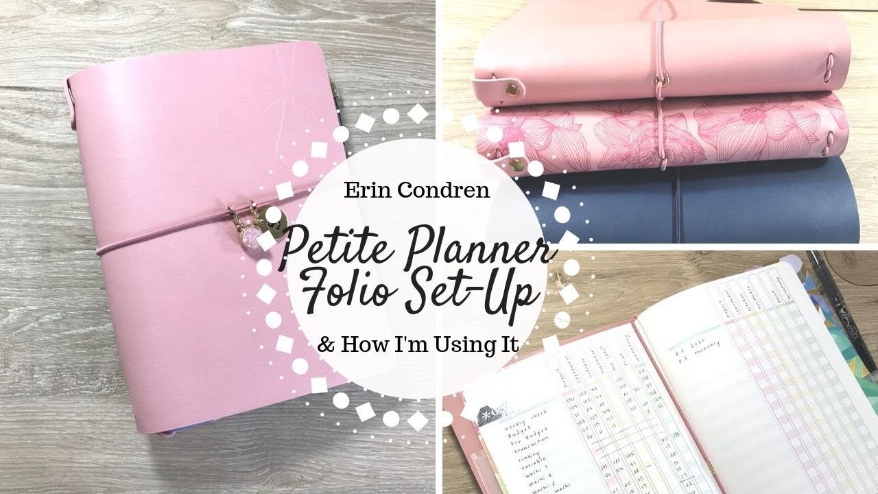 Petite Planner Folio | Set Up & How I'm Using It | Erin Condren |