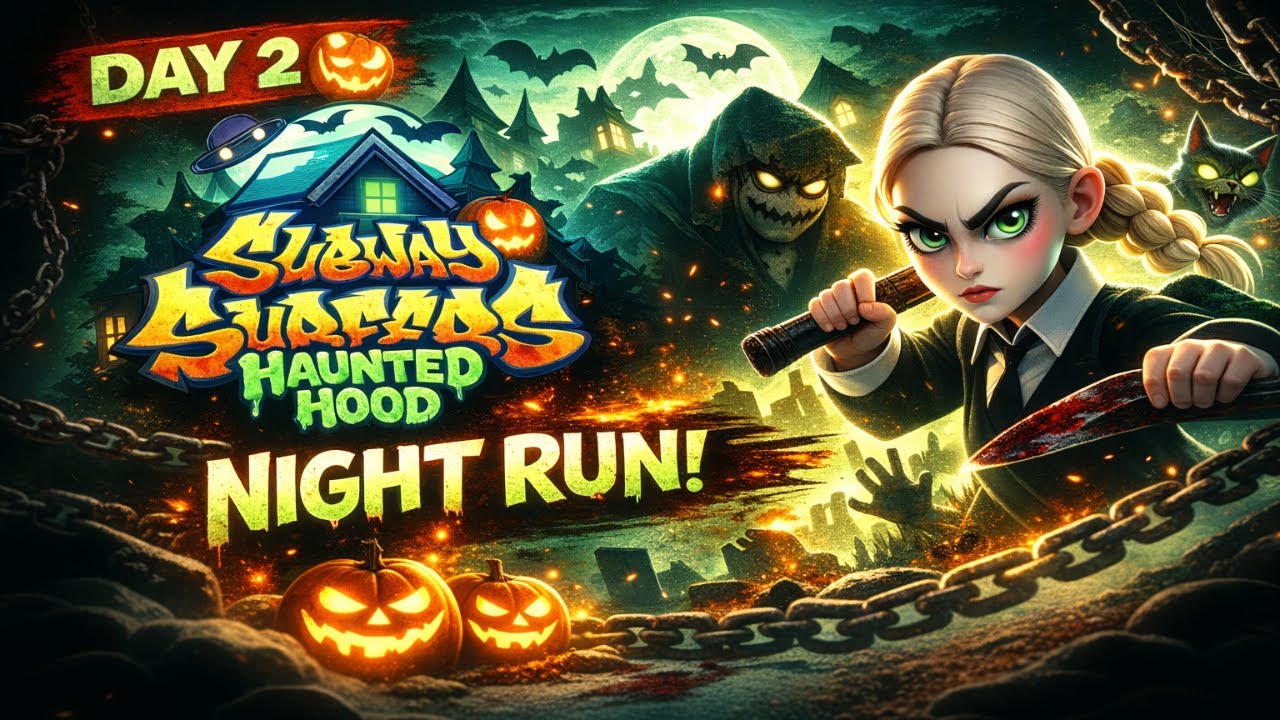 Subway Surfers Haunted Hood Day 2 Gameplay 👻 | PC Gameplay | GameVerse