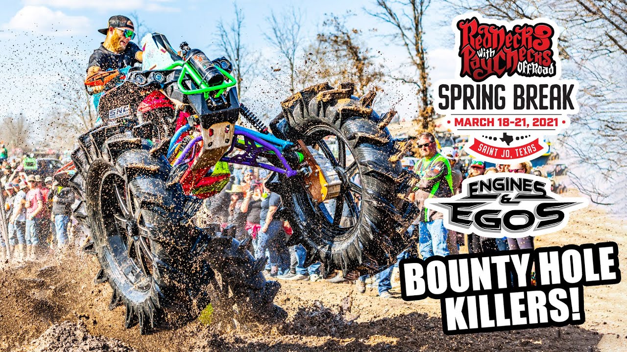 Rednecks with Paychecks Spring Break 2021 ATV/UTV Bounty Hole - Best of Mud Bogging Four Wheelers