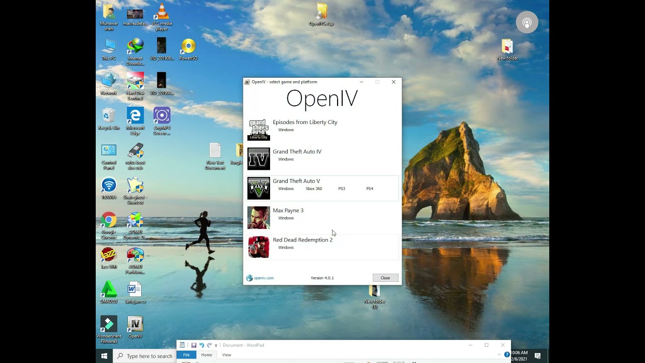 How to Install Open IV software for GTA V Mods