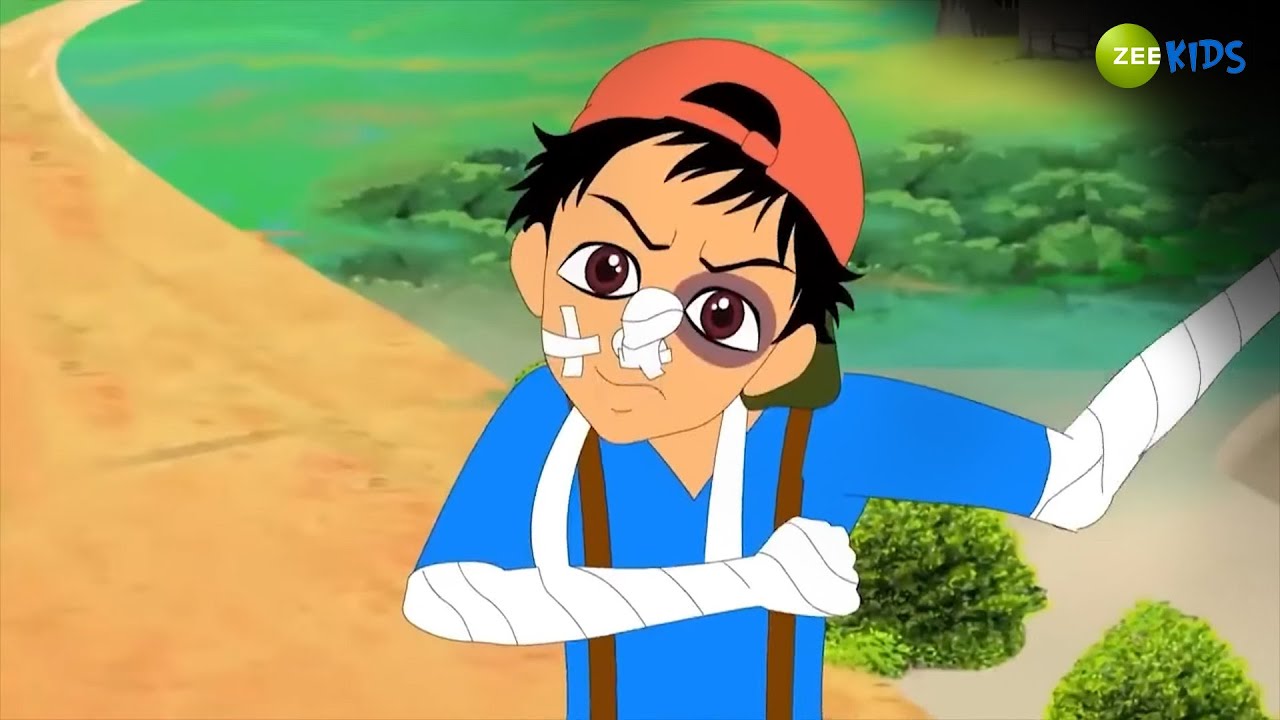 Bhootu's friend got fractured | Magic Bhootu | Super Power Kids Show | KidZ