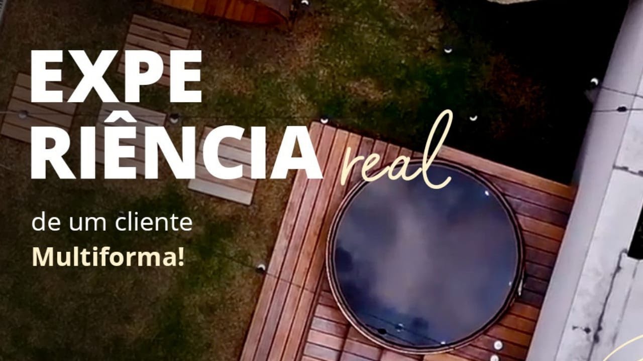 Ofurô e Sauna Multiforma - O cliente Sam Jolen, conta sua experiência com nossos produtos.