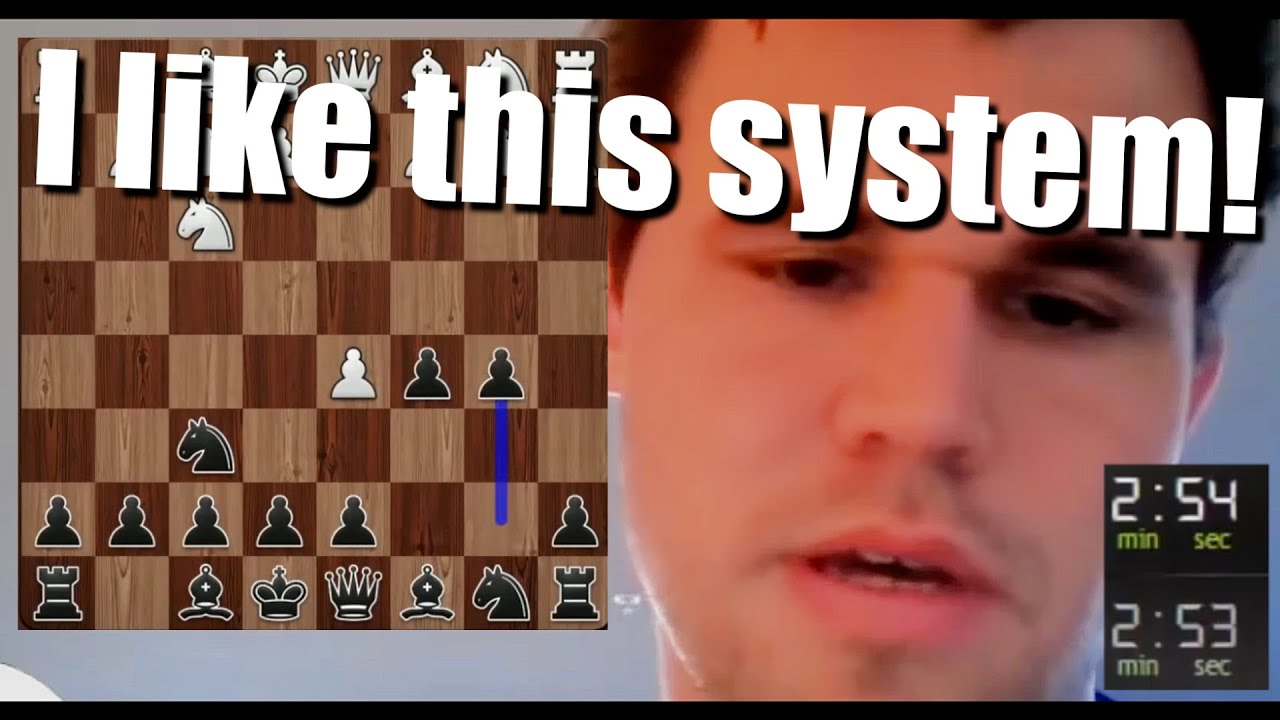 Magnus Carlsen plays a WILD opening for Black!