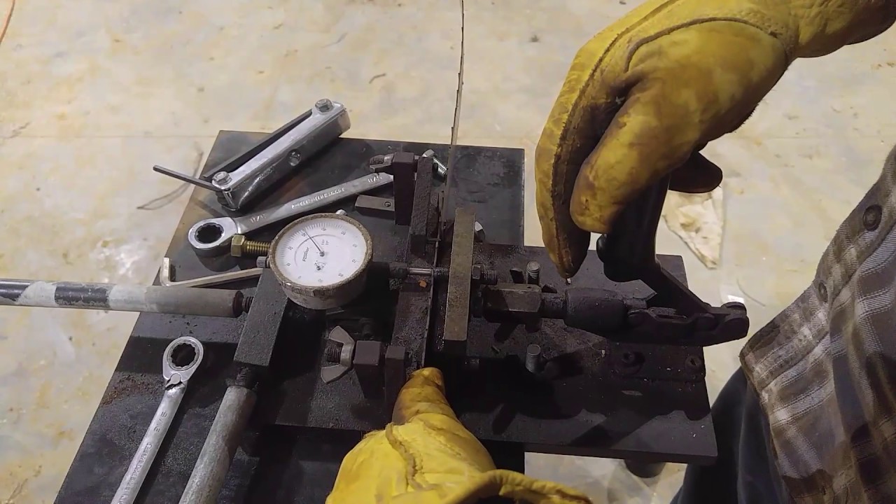 Setting bandsaw teeth for a timberking 2000