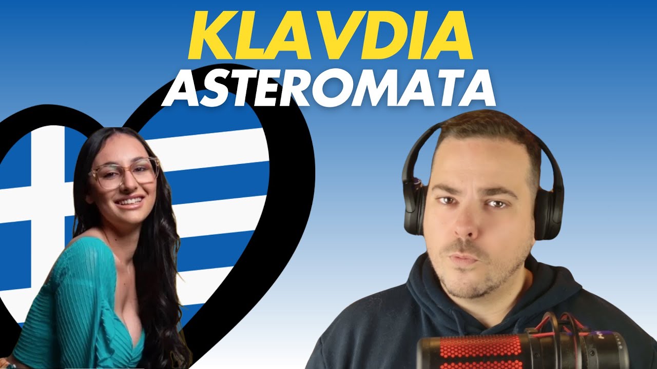 This song MADE ME CRY!!! Reacting to KLAVDIA - ASTEROMATA. Ethikós Telikós #eurovision2025