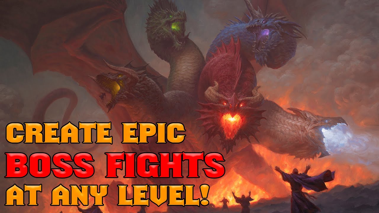 How To Create Epic Boss Fights For Any Level - D&D DM Tips