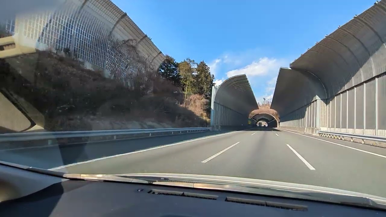 2026年1月24日　伊豆縦貫　三島三原IC-長泉JCT-新東名E1A 長泉沼津IC-東名高速　御殿場IC付近