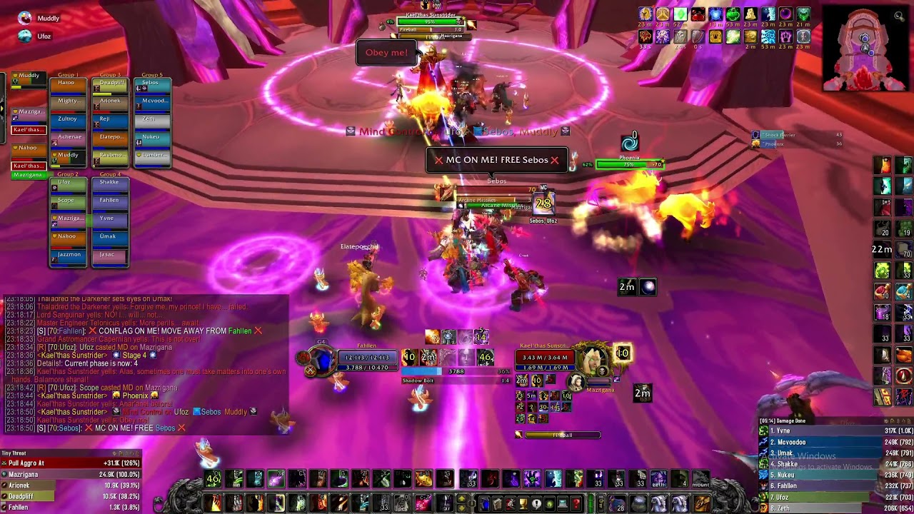 Kael'thas Sunstrider - TBC - Lock Tank PoV