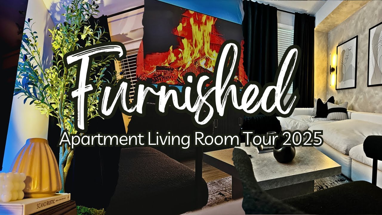 FURNISHED LIVING ROOM TOUR 2026 | MODERN, MINIMAL & LUXURY  BUDGET FRIENDLY | One bedroom Apartment