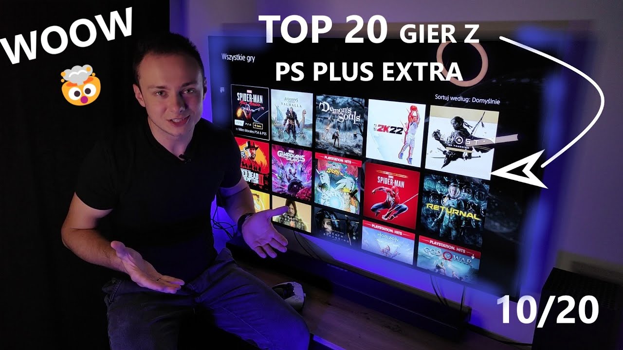 TOP 20 gier z nowego PS PLUS EXTRA! PS5