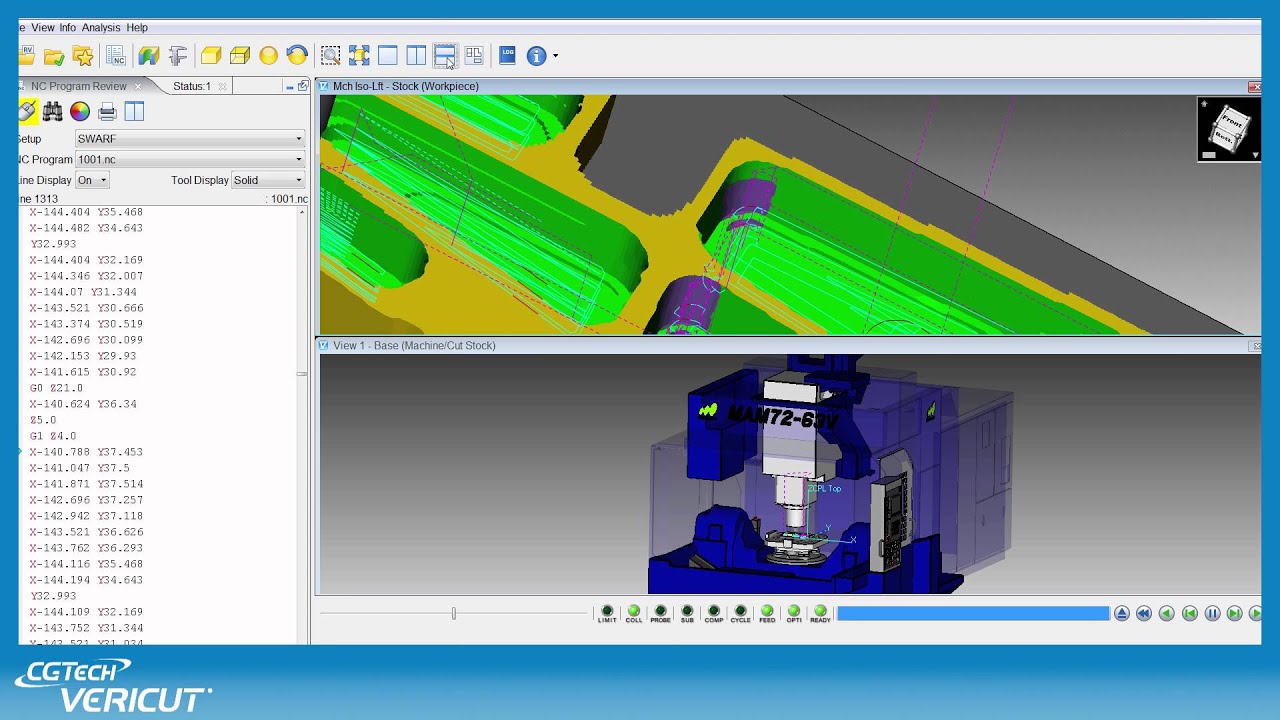 Reviewer for VERICUT CNC simulation software