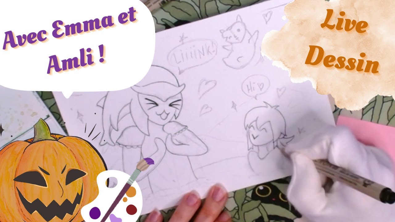 On dessine du Zeldaaa ! avec @amlisweety et @emmahazel_