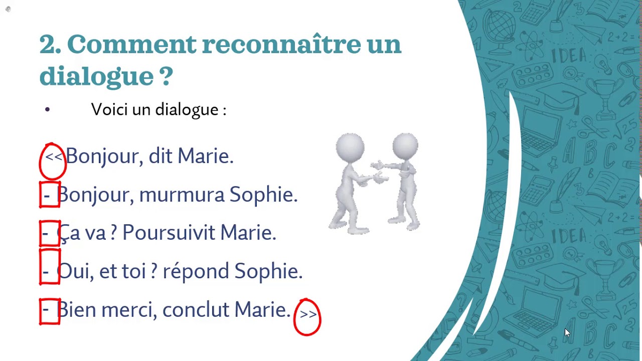 le dialogue