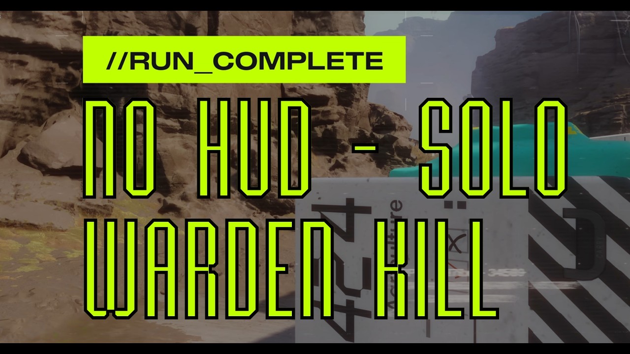 NO HUD Solo Perimeter Warden Boss Kill - Marathon Server Slam