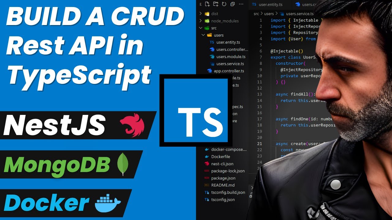 Build a TypeScript Rest API using Nest.js, Mongo and Docker with @codeSTACKr