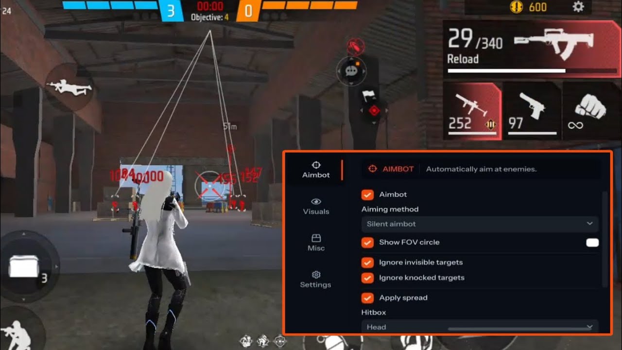 PANEL PARA FREE FIRE 2026 📲 PARA DAR TODO ROJO  SIN SUBIR MIRA 🎯 PANEL PARA ANDROID FREE FIRE