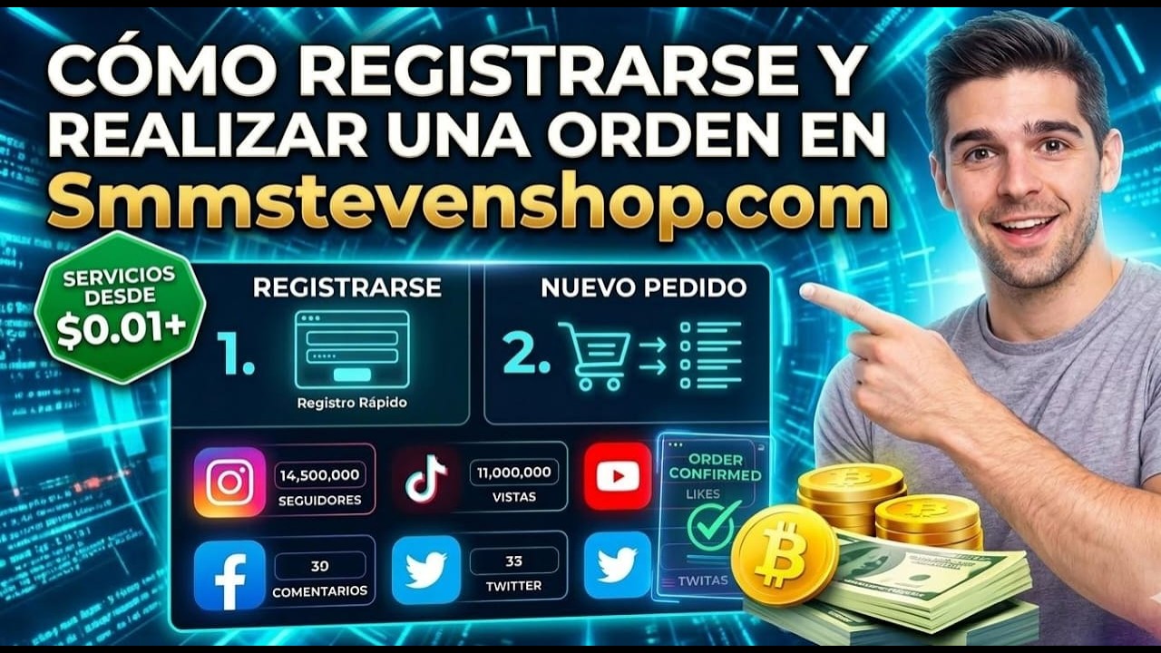 Cómo Registrarse y Comprar Seguidores/Likes en Smmstevenshop