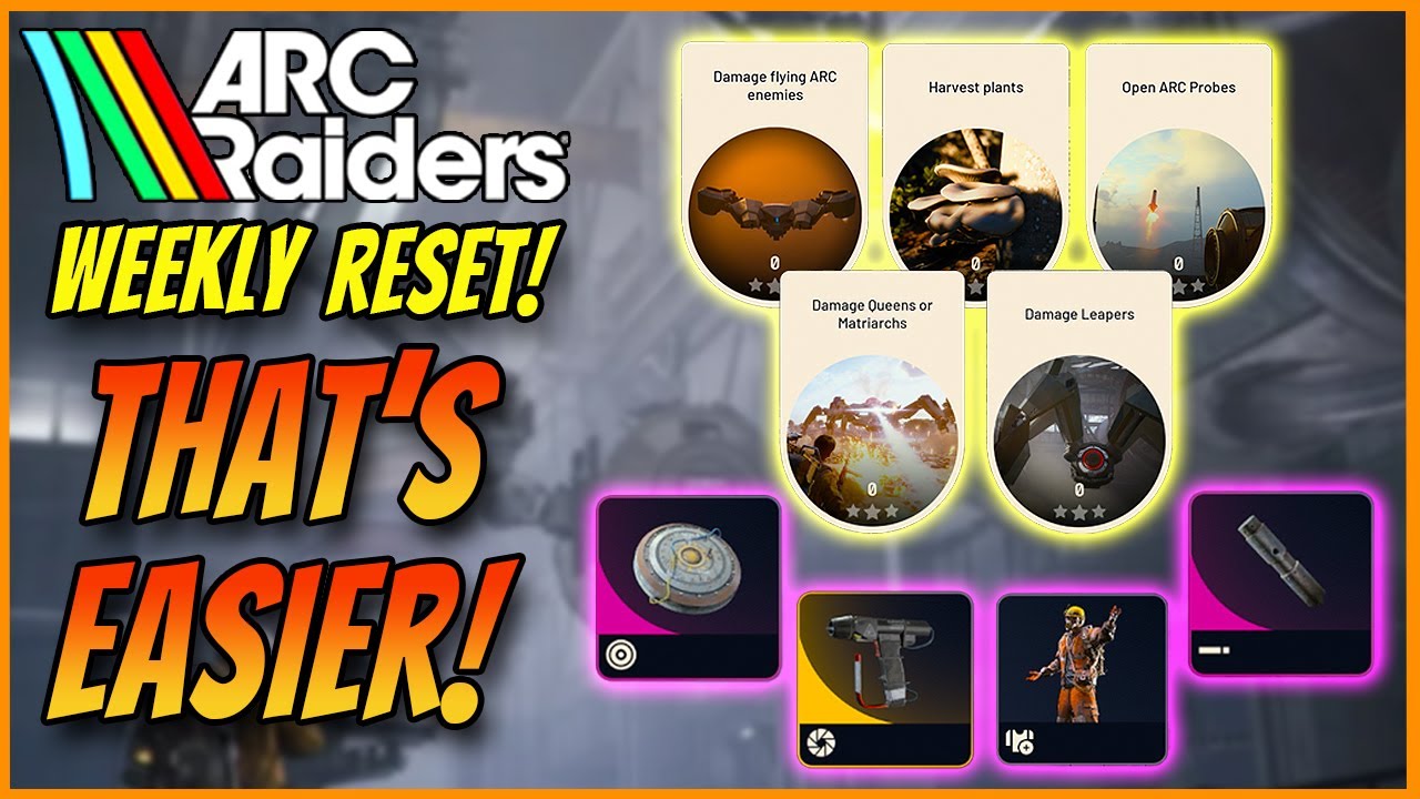 Еженедельный сброс Arc Raiders 17 ноября! Новые испытания! Новые награды! Новые костюмы в магазине!