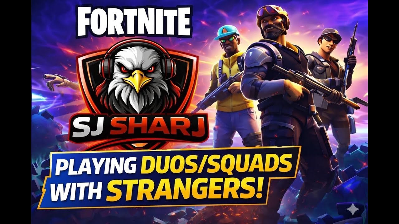 Fortnite Fun: Random Duos & Squads with Strangers!