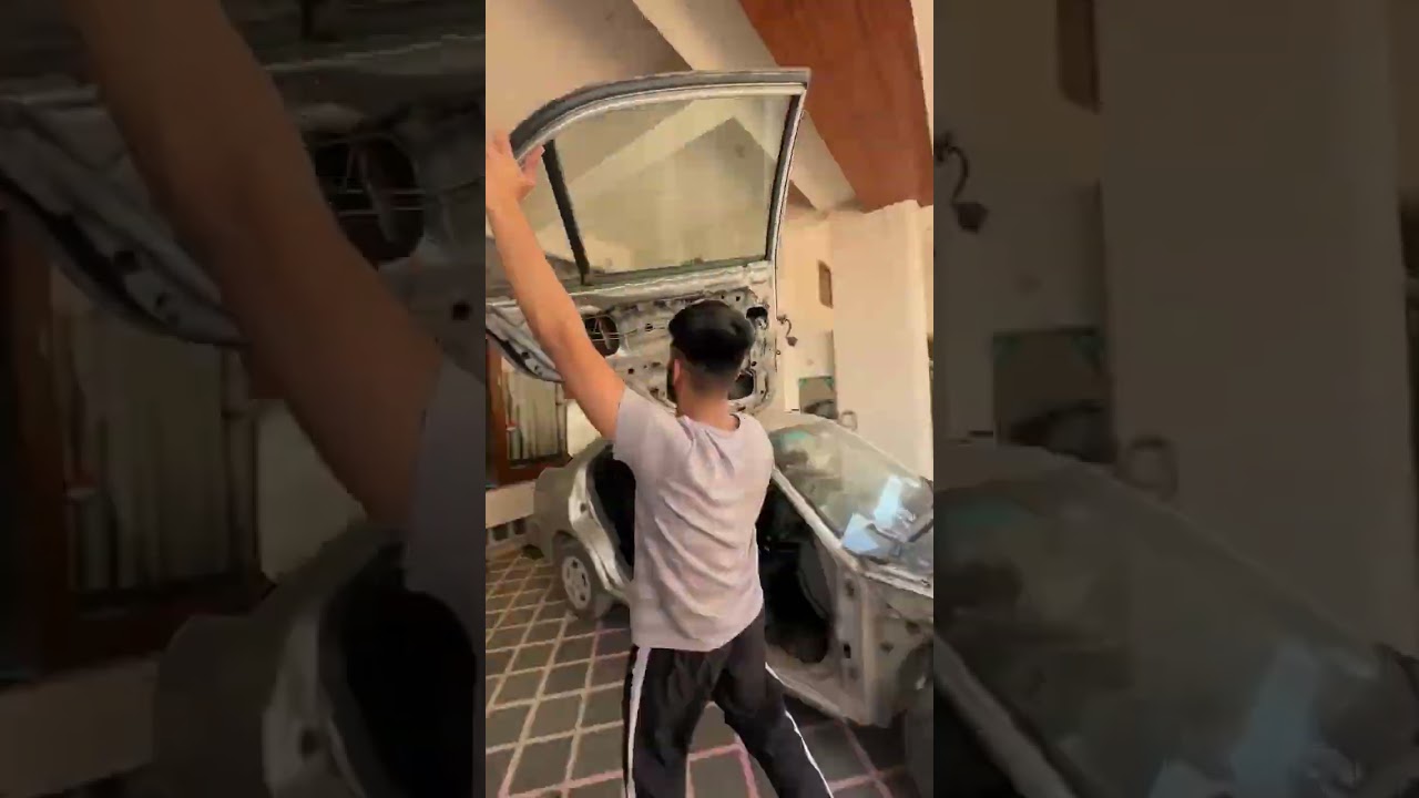 DAY 2 removing all doors of car to make dodge 