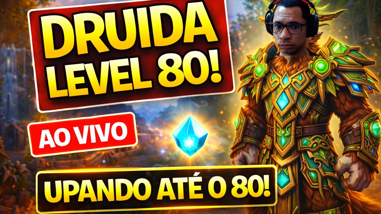 [AO VIVO] World of Warcraft | Upando o Druida Healer