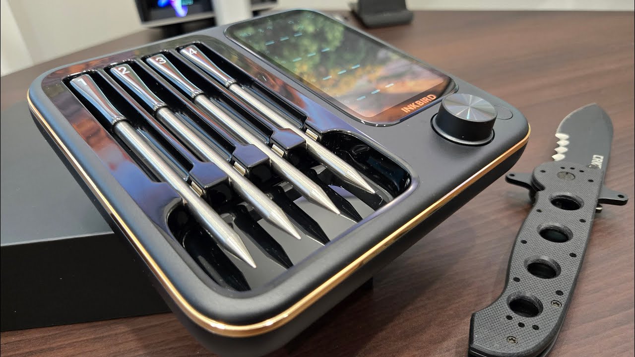 Unboxing INKBIRD INT-14-BW Wifi & Bluetooth BBQ Thermometer 4-Probe