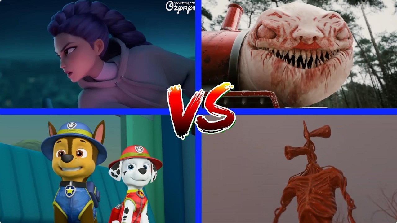 Paw Patrol 🆚 Monster Cho Cho Charles 🆚 Siren Head 🆚 Kpop demon hunter 🎶 Tiles Hop EDM Rush