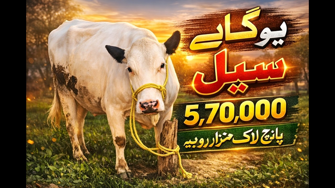 High-Quality Farm Cow | Price 570,000 Rupees