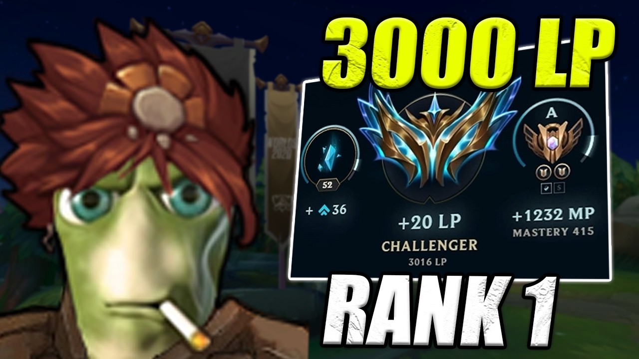 Как я побил рекорд LP (EUW Soloq)
