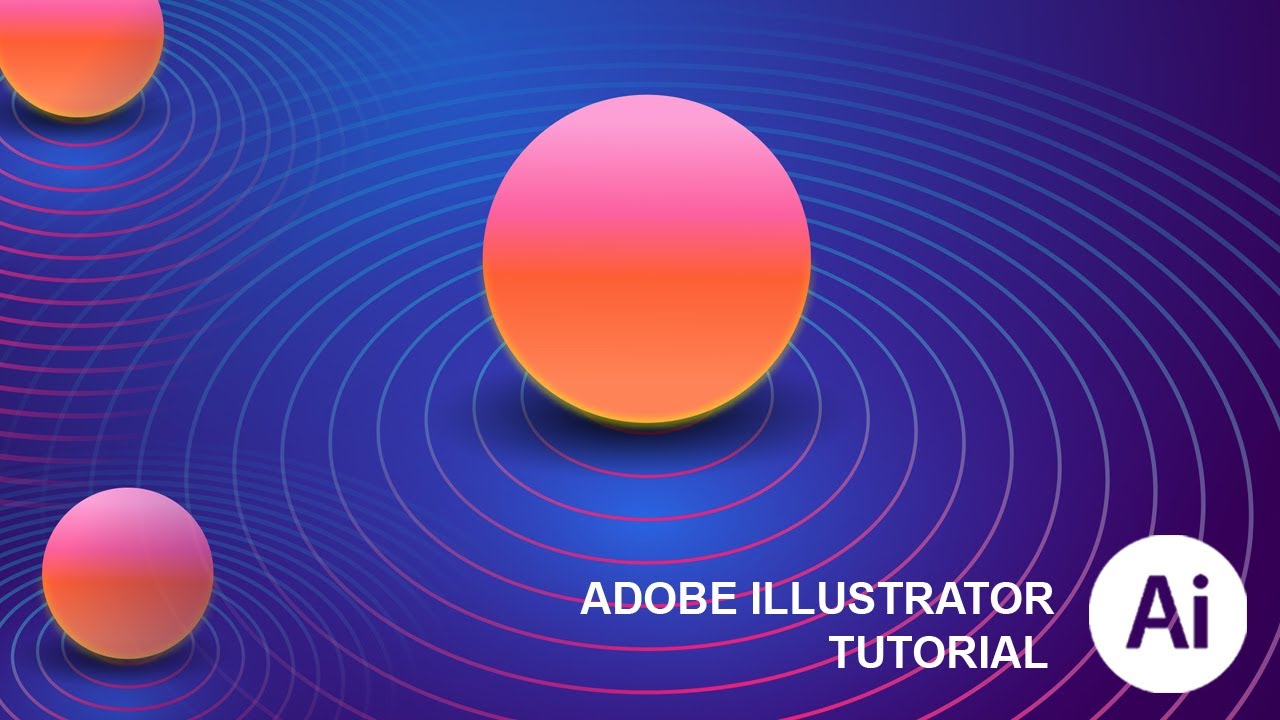 Modern Design  | 3D Shape  With Gradient Color | Adobe Illustrator Tutorial