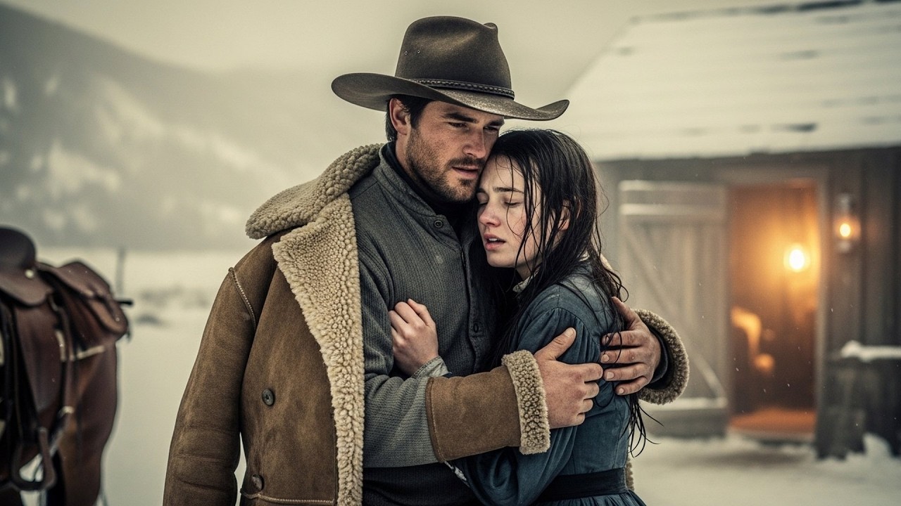 The Cowboy Found Her Shivering by the Snowy Trail, Then Gave Her His Coat and His Heart