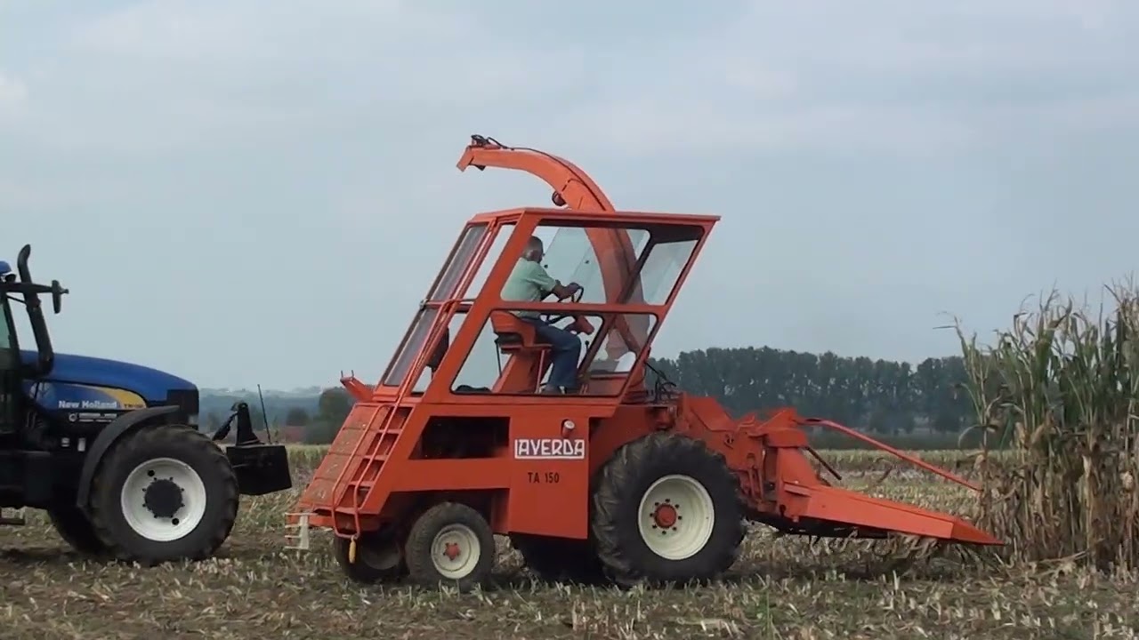 Loonw. Verhelst - Zulzeke - Laverda TA 150 VS Claas Jaguar 900 Speedstar