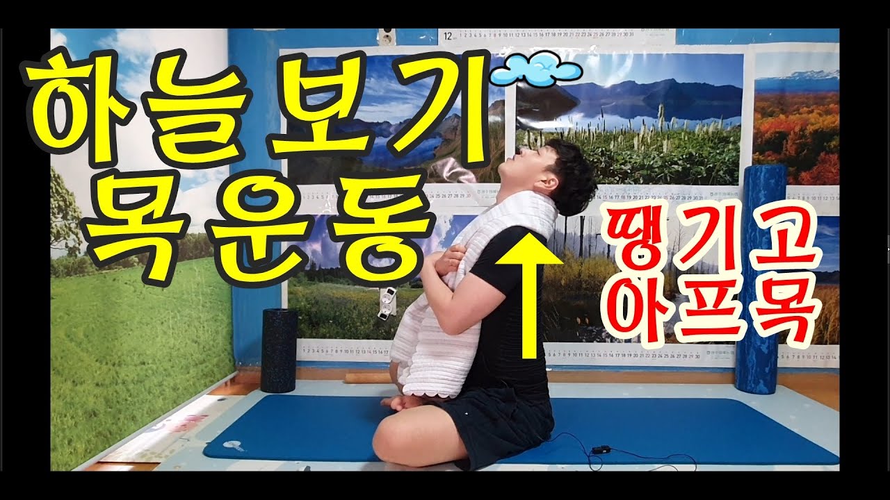 목이불운동(C자-커브만들기)