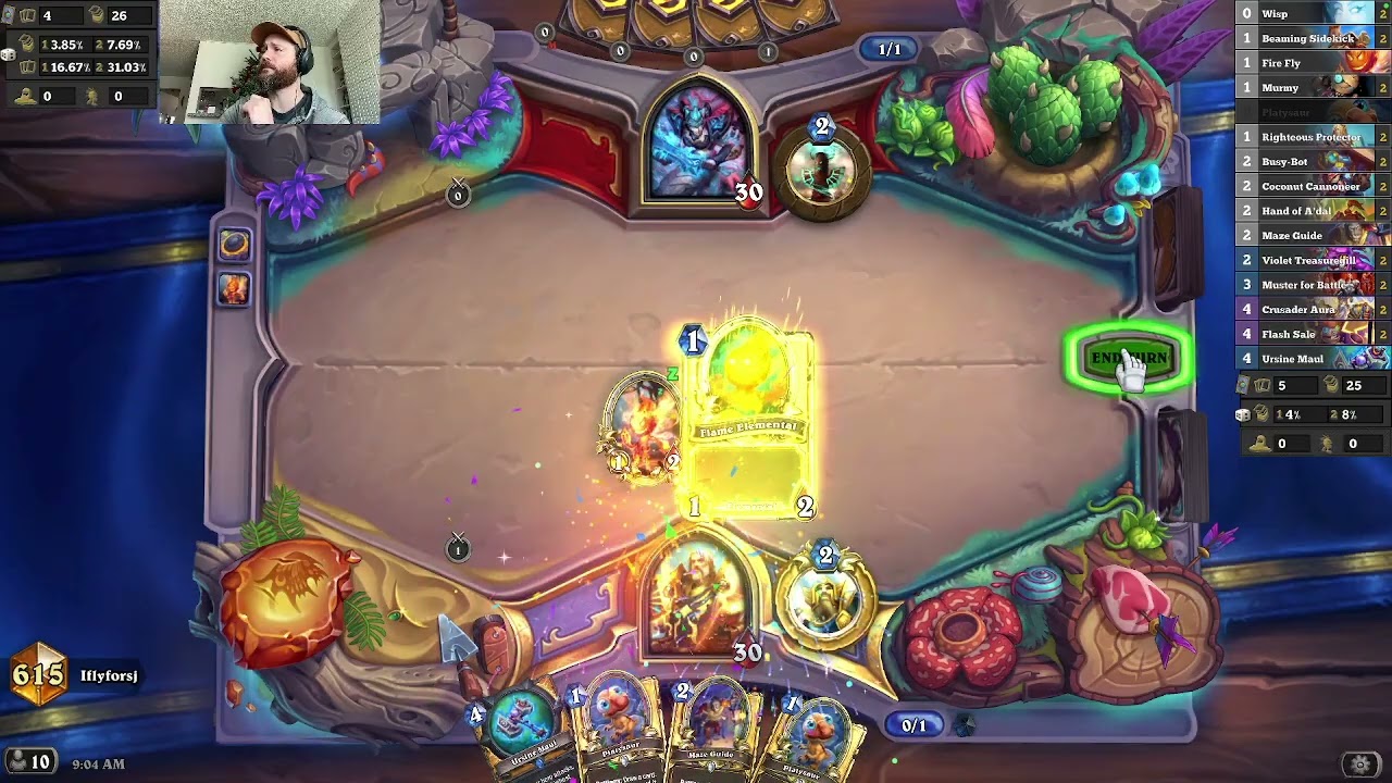 Budget Aggro Paladin PART 3 - Hearthstone Standard Ranked - Legend