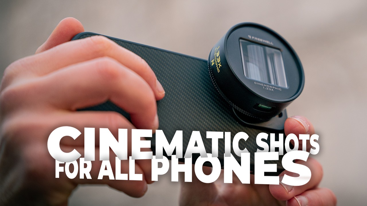 World's First Neutral Anamorphic Lens for iPhone/Samsung &ndash; Enhance Your Mobile Filmmaking
