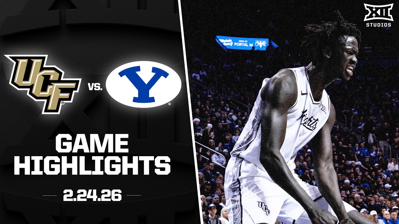 UCF vs. #19 BYU Game Highlights | 2025-26 Big 12 Men&rsquo;s Basketball