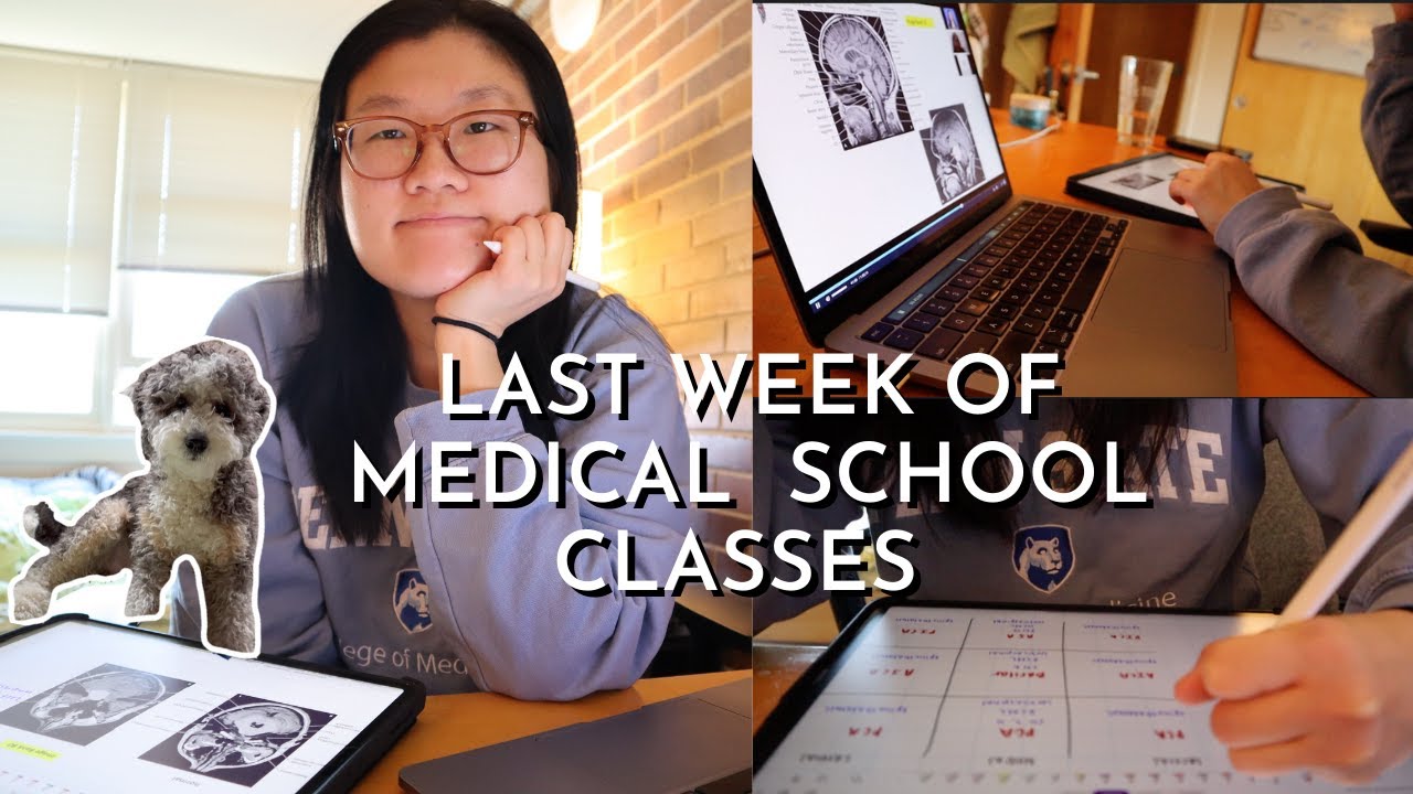 A Week In The Life of a 2nd Year Medical Student | last week of class in medical school